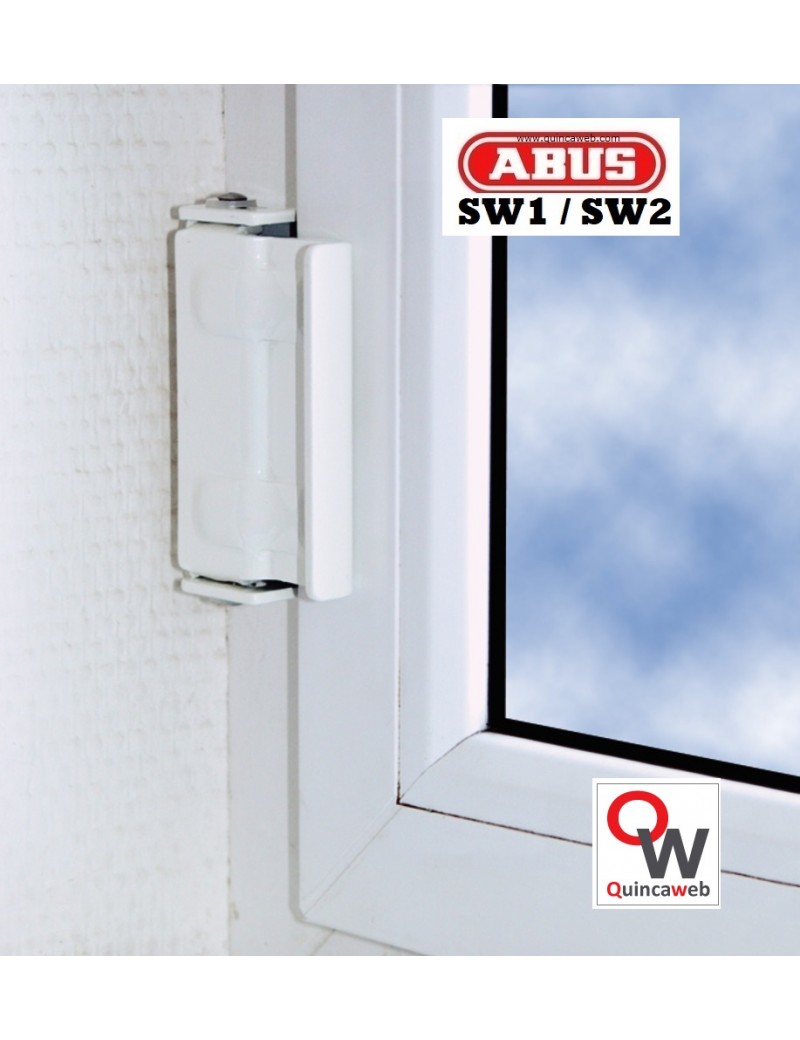 Bloque fenêtre anti-intrusion verrouillage automatique Blanc SW10 Abus