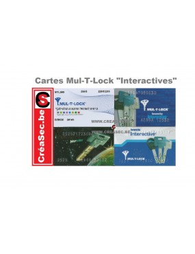 Cartes Valables pour clé interactive 252