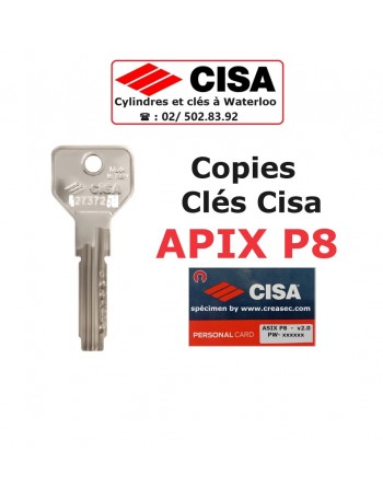 faire cle cisa asix p8