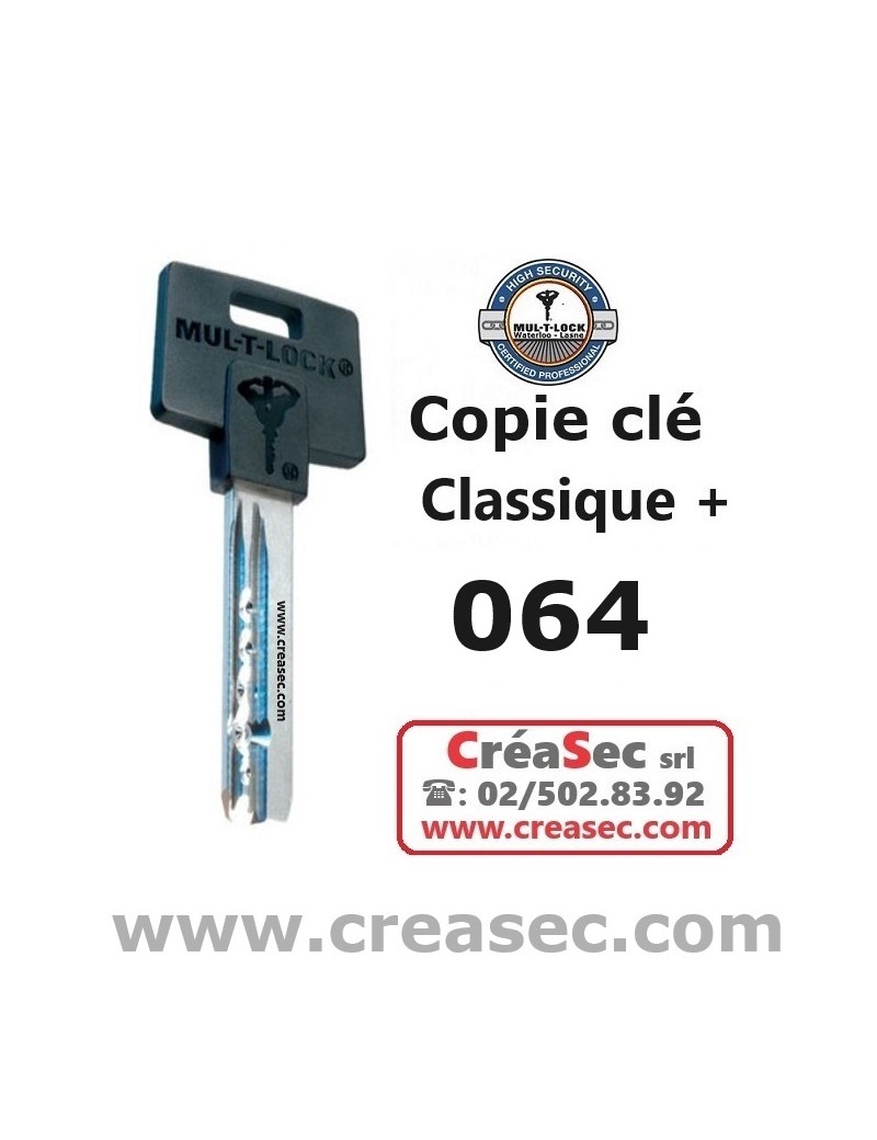 copie cle multlock 064