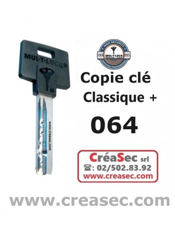 copie cle multlock 064