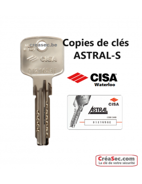 Faire une clé Cisa Astral