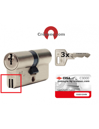 Cylindre Cisa C3000 anti casse